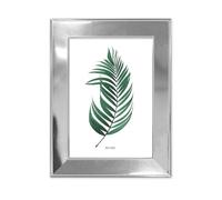 Inov8 Framing Tarnish Resistant Designer Silver Picture Frame - Modern Wide Flat Edge Design for 8x10 inch (20x25cm) Photo