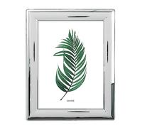 Inov8 Framing Tarnish Resistant Silver Plated Picture Frame - Curved Design for 8x6 Inch (20x15cm) Photo