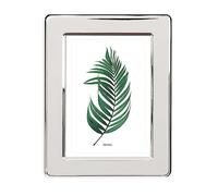 Inov8 Framing Tarnish Resistant Silver Plated Picture Frame - Narrow Edge Design for 7x5 Inch (18x12cm) Photo