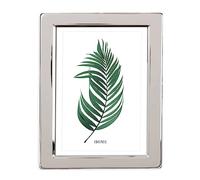 Inov8 Framing Tarnish Resistant Silver Plated Picture Frame - Narrow Edge Design for 8x6 Inch (20x15cm) Photo