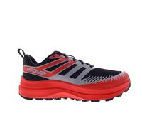 INOV8 Men's Trailfly Max Ultra Running Shoes - Black/Light Grey/Red - 8.5 Wide