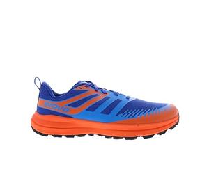 INOV8 Men's Trailfly Zero - Zero Drop Trail Running Shoes - Blue/Orange - 8 Wide