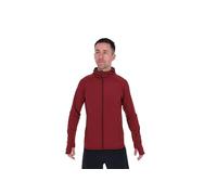 INOV8 Men's VentureLite Mid Hoodie - Lightweight Hooded Mid-Layer, Burgundy, L