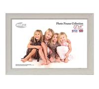Inov8 PFES-SWWH-128 British Made Traditional Picture/Photo Frame, 12x8-inch, Small Washed White
