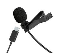 Inov8 Pro Clip-On USB-C Lavalier (lapel) Condenser Microphone & Windshield for your Laptop/Smartphone and for Zoom/Teams/Video Conference/Vlogging/Podcast