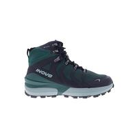 INOV8 Women's ROCLITE PRO MID GTX Hiking Boots - Dark Green/Black - 5.5 Wide