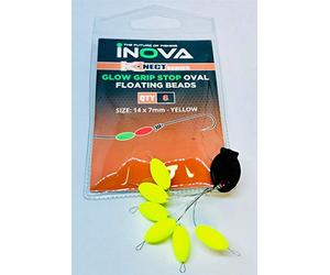 Inova Glow Grip Stop Oval Pop Up 14x7mm Yellow/Leeda