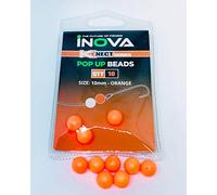 Inova Pop Up Floating Beads: Orange: 10mm