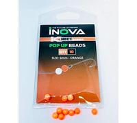 Inova Pop Up Floating Beads Orange 6mm / Leeda