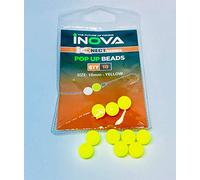 Inova Pop Up Floating Beads Yellow 10mm / Leeda