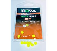 Inova Pop Up Floating Beads: Yellow: 6mm