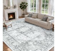 INOVADAY Rugs Living Room 244x305 cm Washable Rug Lightgrey