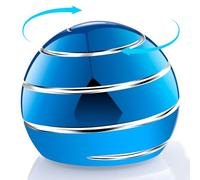 INOVASHON Kinetic Spinning Desk Toy, Hypnotic Spinning Fidget Toys, Optical Illusion Ball for Stress Relief, Office Desk Spinning Metal Toys for All Age, Gift for Men Woman Boy Girl (40mm)