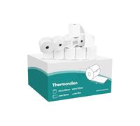 Inoverse EC-Cash Thermal Rolls 57 mm x 30 mm x 12 mm, Thermal Paper Till Rolls, 15 m, 50 Rolls, Receipt Rolls for POS System, EC Devices and ATM Machines, BPA-Free