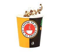 Inoverse Pack of 50 Paper Cups, 16 oz (480 ml), Disposable Coffee Cups, White, Plain, Classic Style, Leak Proof, Recyclable, Perfect for Cafes, Offices, Meetings or Smaller Events