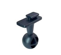 Inovey 2Pcs Auto Dash Cam Bracket Dash Cam Camera Stand T-Type 360 Degree Rotating Universal Adapter Windshield Bracket -G -8 * 10mm