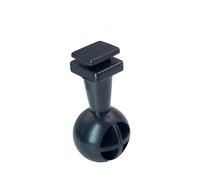 Inovey 2Pcs Auto Dash Cam Bracket Dash Cam Camera Stand T-Type 360 Degree Rotating Universal Adapter Windshield Bracket -D -8 * 10mm