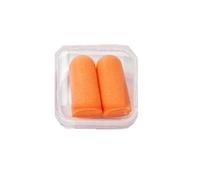 Inovey 2Pcs Noise-Proof Earplug Industrial Bullet-Type Sponge Earplug Noise-Proof Sleep-Aid Aviation Noise-Reducing Ear (Orange)