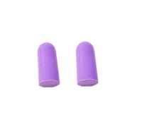 Inovey 2Pcs Noise-Proof Earplug Industrial Bullet-Type Sponge Earplug Noise-Proof Sleep-Aid Aviation Noise-Reducing Ear (Purple)