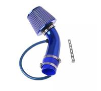 Inovey 76Mm Universal Automotive Modification Mushroom Head Filter Air Filter Air Filters Intake Aluminum Pipe Kit -blue -76mm