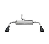 InoXcar 100% Inox Double Sport Exhaust compatible with Mini Countryman 1.6 Cooper S (184HP) 2010-2016 Ø55mm Left/Right 100mm Ceramic Black