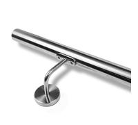 INOXLM Handrail Diam. 42.4 mm in AISI 304 Stainless Steel with Satin Finish | Made in Italy | DIY | Ideal for Indoor and Outdoor Use (900 mm)