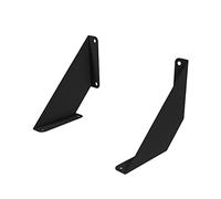 INOXLM lavorazioni inox Reggimensola Large Black Shelf Support, Large-20 cm