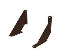 INOXLM lavorazioni inox Reggimensola Large Brown Shelf Support, Large-20 cm