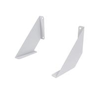 INOXLM lavorazioni inox RMLARGE-White Reggi Mensola Large Shelf Support, Large-20 cm