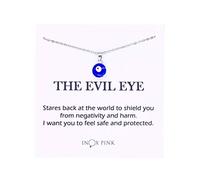 INOXPINK Evil Eye Necklace Gift Stainless Steel Necklace