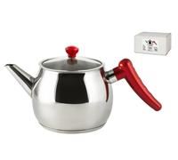 Inoxpran Stainless Steel Kettle 18/10 With Handle And Knob In Bakelite Triple Lt