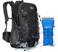 INOXTO lightweight Hiking Backpack 35L/40L Hiking Daypack with Waterproof Rain Cover for Travel Camping Outdoor Men and Women