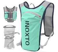 INOXTO Running Hydration Vest Backpack,Lightweight Insulated Pack with 1.5L Water Bladder Bag Daypack for Hiking Trail Running Cycling Race Marathon for Women Men (Light Green)