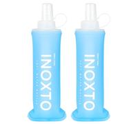 INOXTO Soft Flask, Collapsible Soft Water Bottles for Hydration Vests and Running Packs, 250ml (2 PCS)
