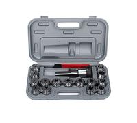INPANOLS 17 Pcs ER40 Collet Set + R8 Shank + Wrench in Fitted Strong Box
