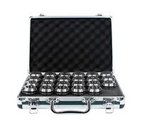 INPANOLS 23 Pcs ER40 Collet Set in Aluminum Box, 1/8-1" Size Shank Chuck | Precision Spring ER40 Collet Set, 0.0004"TIR, Fit for Boring, Drilling, Tapping & CNC Engraving Machine, Milling Lathe Tool