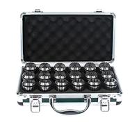 INPANOLS ER32 Spring Collet Set, 18Pcs in Aluminum Box, 3/32-3/4" Size, CNC | Precision Spring ER32 Shank Chuck, 0.0004"TIR, Fit for Boring, Drilling, Tapping & CNC Engraving Machine, Milling Lathe Tool