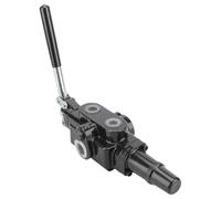 INPANOLS Hydraulic Log Splitter Valve 1 Spool, 25GPM 3626PSI Hydraulic Directional Control Valve, Hydraulic Loader Valve with Joystick Control Valve for Log Splitter, Small Tractors, Loaders