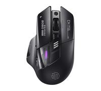INPHIC A9 Explorer Bluetooth Mouse, Dual-Mode Bluetooth 5.0/2.4G wireless Mouse rechargeable, 2400 DPI, RGB breathing light, visible battery indicator, cordless mouse for Laptop/PC/Computer