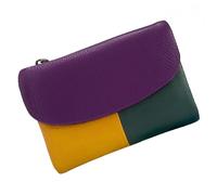 INPUS Unisex Pebbled Leather Wallet, with RFID Anti-Theft Function, Coin Pocket, Cash Pocket, Credit Card Slot, Compact bi-fold Genuine Leather Wallet, Includes a Surprise Gift.