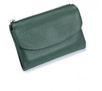 INPUS Unisex Pebbled Leather Wallet, with RFID Anti-Theft Function, Coin Pocket, Cash Pocket, Credit Card Slot, Compact bi-fold Genuine Leather Wallet, Includes a Surprise Gift.