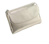 INPUS Unisex Pebbled Leather Wallet, with RFID Anti-Theft Function, Coin Pocket, Cash Pocket, Credit Card Slot, Compact bi-fold Genuine Leather Wallet, Includes a Surprise Gift.