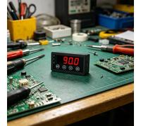 Input Reader Digital Measurement Meter, Version withrelay | 0-10V 2-10V 0-20mA 4-20mA Input Capacity, Digital Panel Meter, Percentage Output