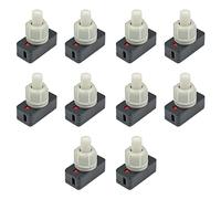 InputMakers 10pcs push button switch, on off switch, electric circuit kits for children, circuit kits for kids, push switch, button switch, latching push button switch, electric circuits for kids.
