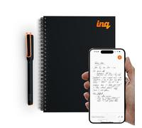 inq Smart Writing Set - Converts Handwriting to Text - Real Ink on Real Paper - AI Note Taking, Voice Recording and Transcription, For iPhone and Android - Smart Pen & Notebook (A5, Journal Size)