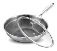 Inqibee 28cm Hybrid Wok Non Stick with Lid