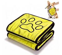 INQUIRLLY 2 PCS Microfibre Dog Towels, 55x25cm Dog Towels for Drying Dogs Super Absorbent Microfibre Dog Towel, Microfibres Noodle for Bath Time, Rainy Walks & Travel