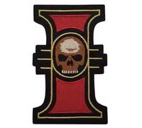 Inquisitorial Rosette Inquisitor Inquisition Skull Symbol Badge Fantasy War Game Icon 3.4" Hook and Loop Embroidered Patch for Clothing