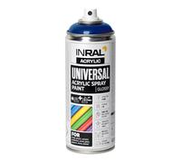 INRAL Acrylic Spray Paint Gentian Blue Glossy RAL5010 [400ml] - Universal Spray for Metal, Plastic, Wood & Stone - High-Coverage, UV & Rain Resistant - Indoor & Outdoor Use