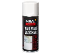 INRAL Wall Stain Blocker Spray 400ml | Anti Mould Primer | Covers Nicotine, Soot & Water Stains | White Matt | Fast Drying | Walls, Cement & Plasterboard